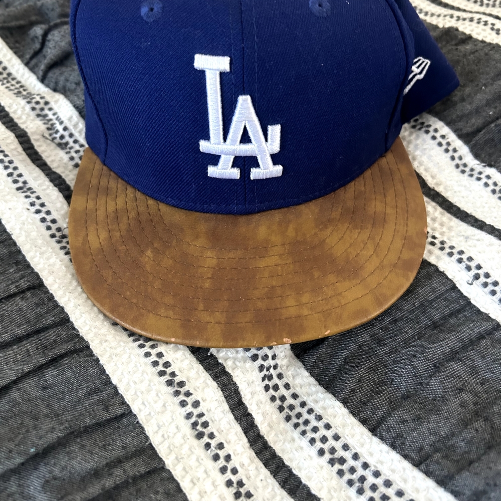 New Era Blue and Brown LA Cap